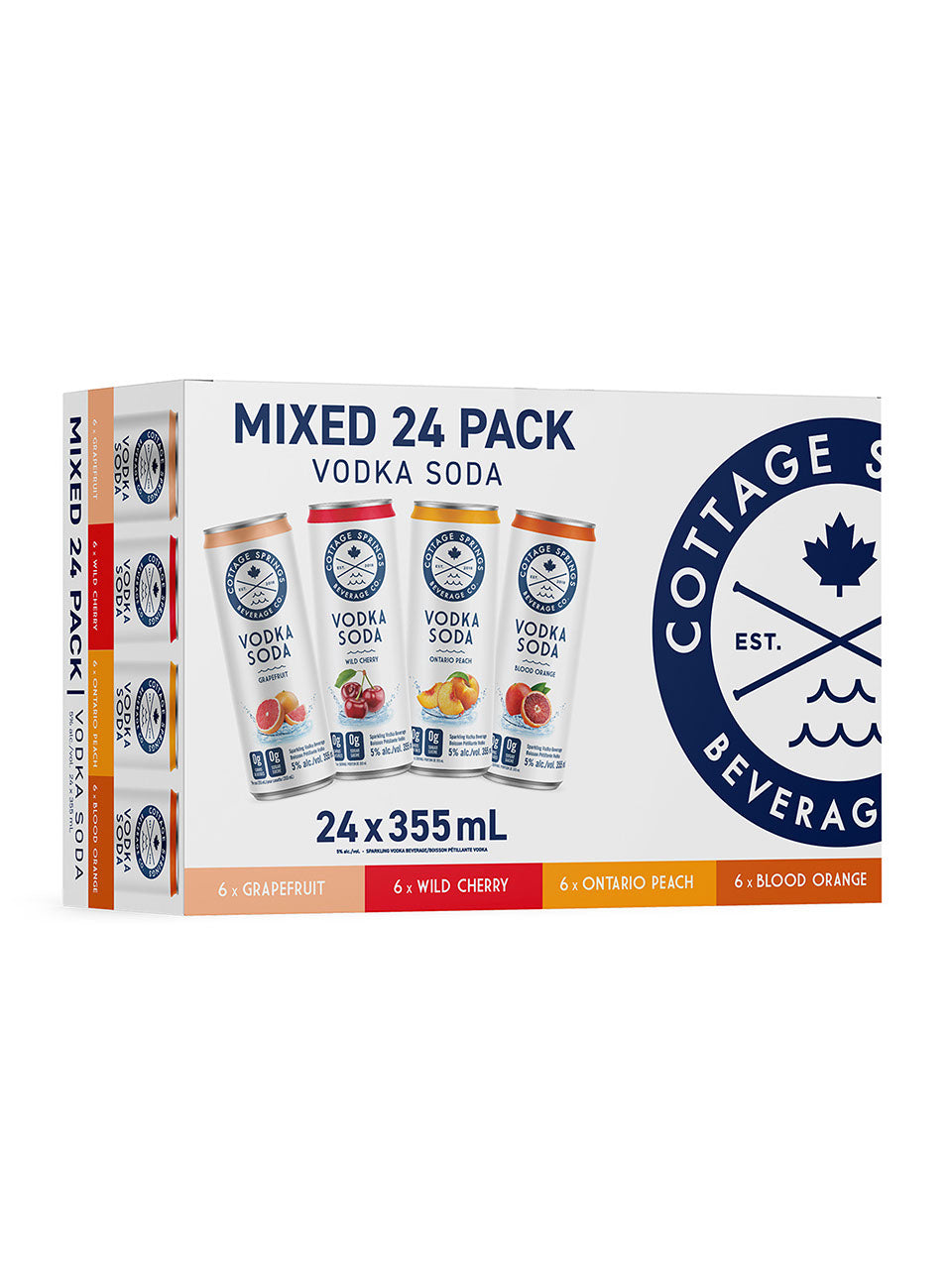 Cottage Springs Vodka Soda Mixed Pack