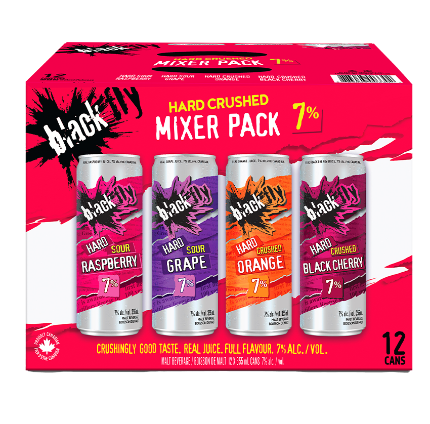Black Fly Crushed Mixer Pack