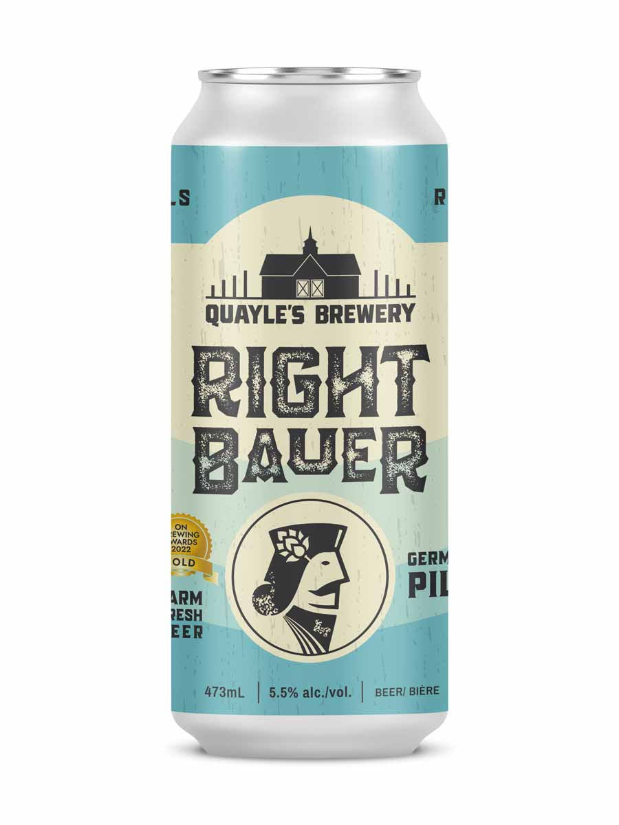 Quayle's Brewery Right Bauer German Pilsner