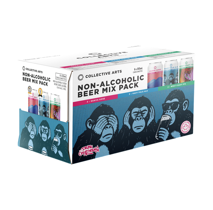 Collective Arts Non Alcoholic Mix Pack