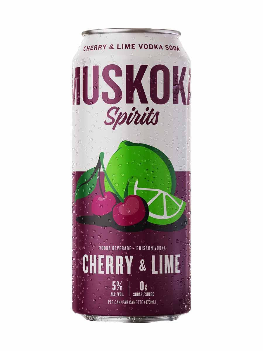 Muskoka Spirits Cherry Lime Vodka Soda