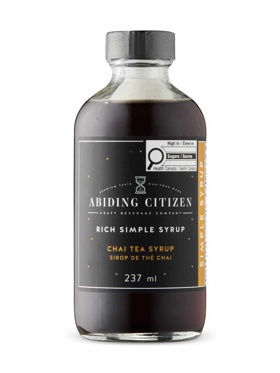 Abiding Citizen Rich Simple Syrup Chai Tea