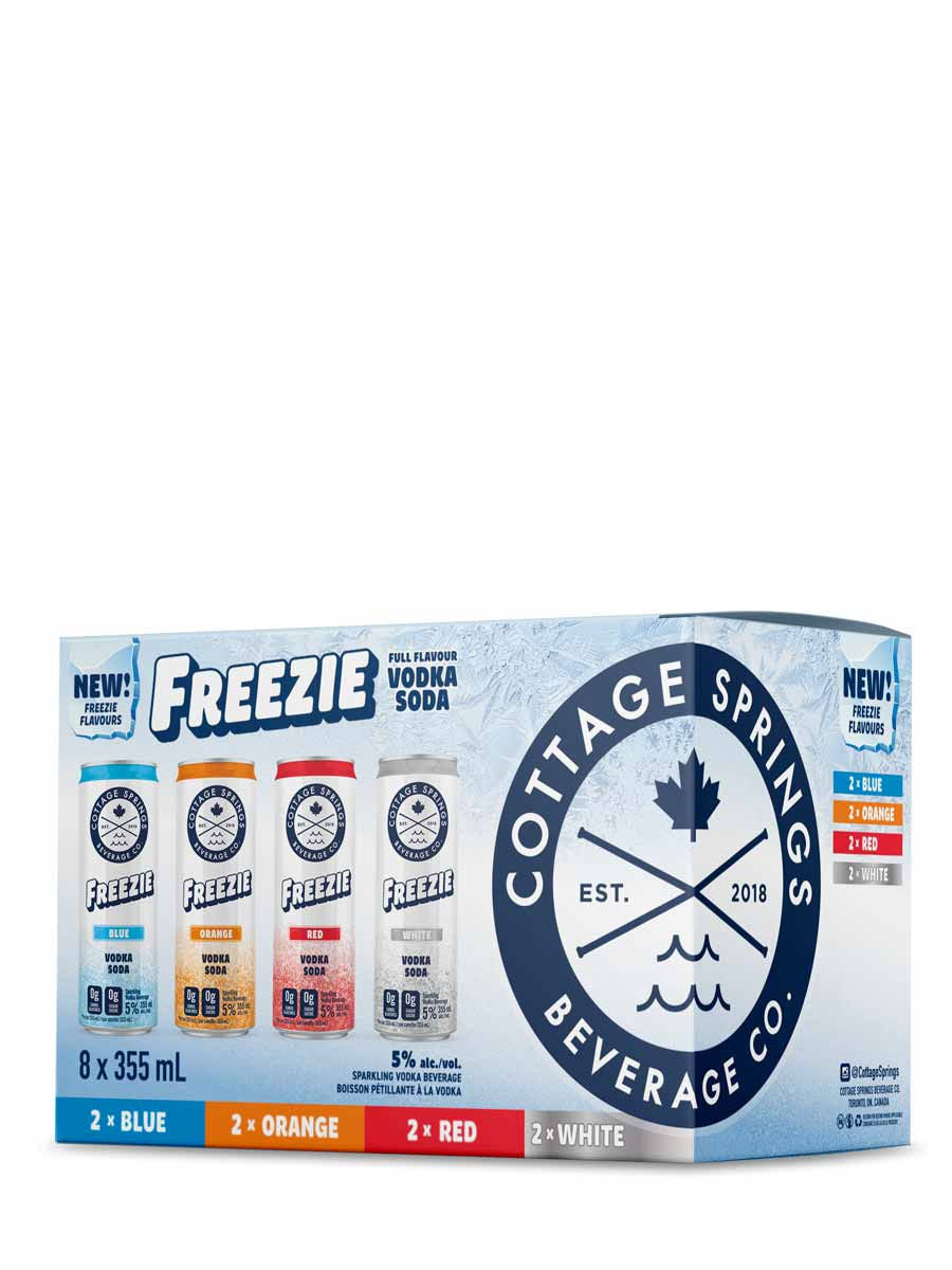 Cottage Springs Vodka Soda Freezie Mixed Pack