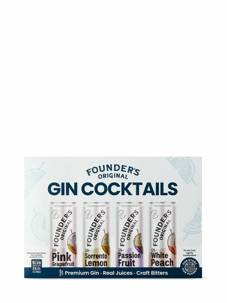 Founder's Original Gin Cocktails Variety Pack