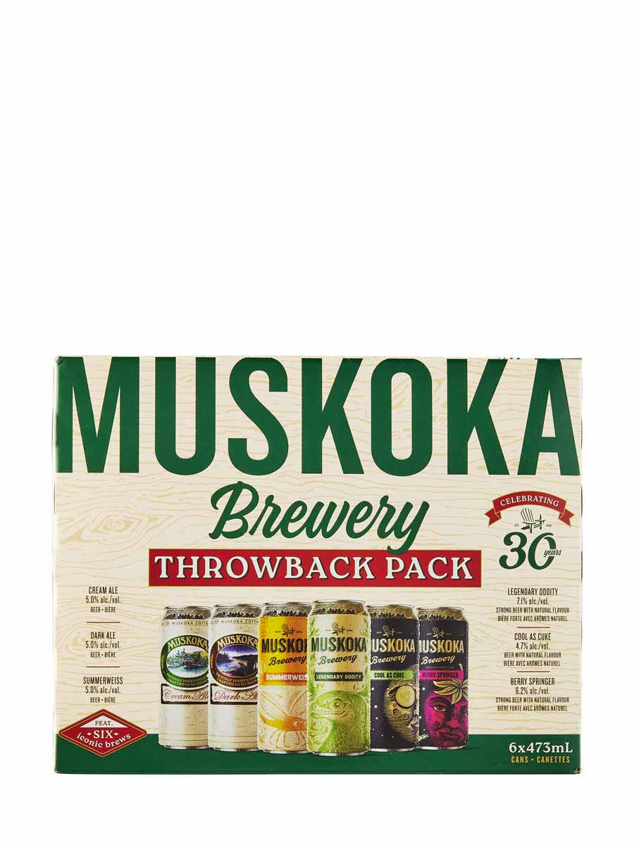 Muskoka Brewery 30th Anniversary Throwback Pack