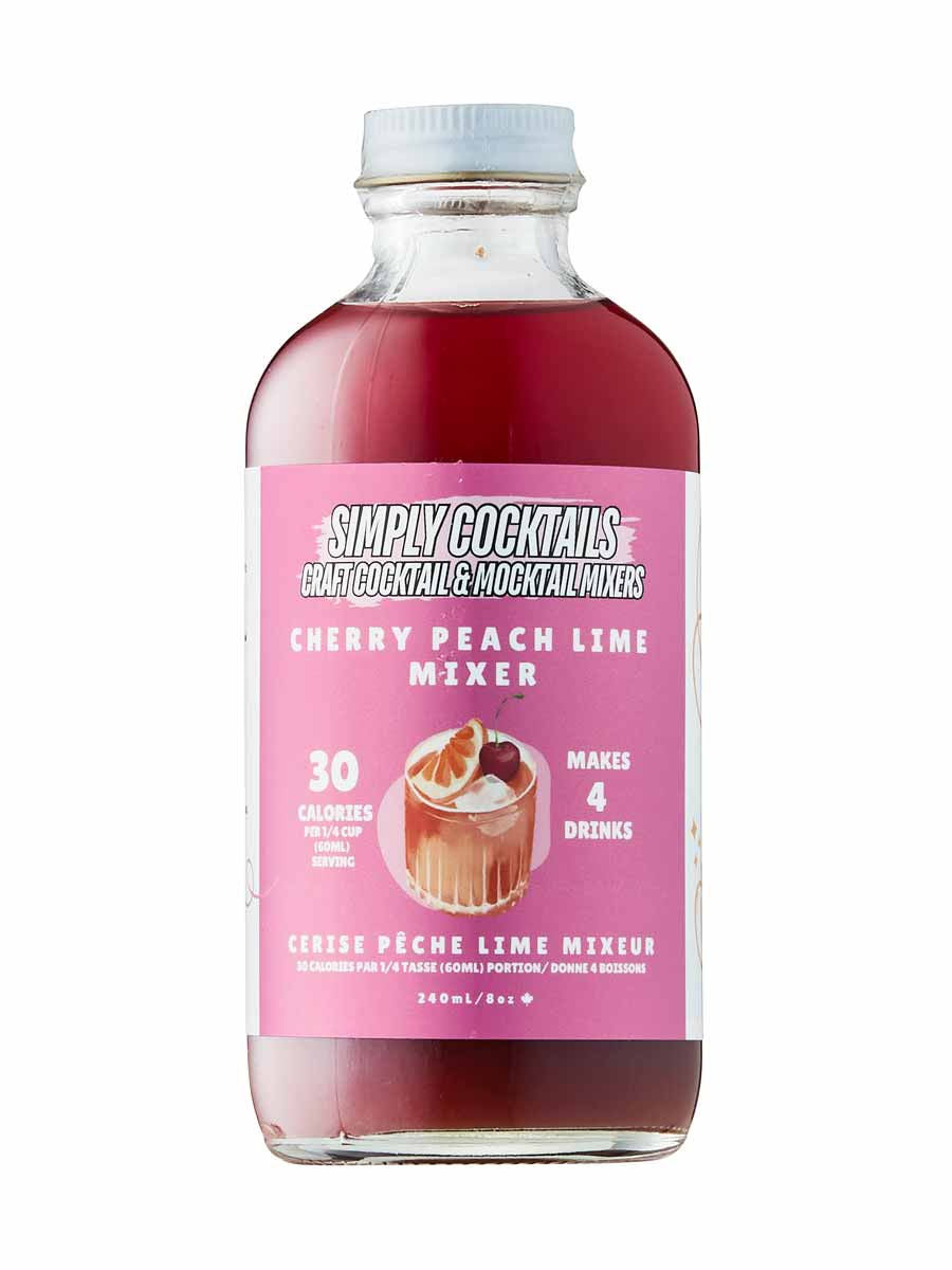 Simply Cocktails Cherry Peach Lime Mixer