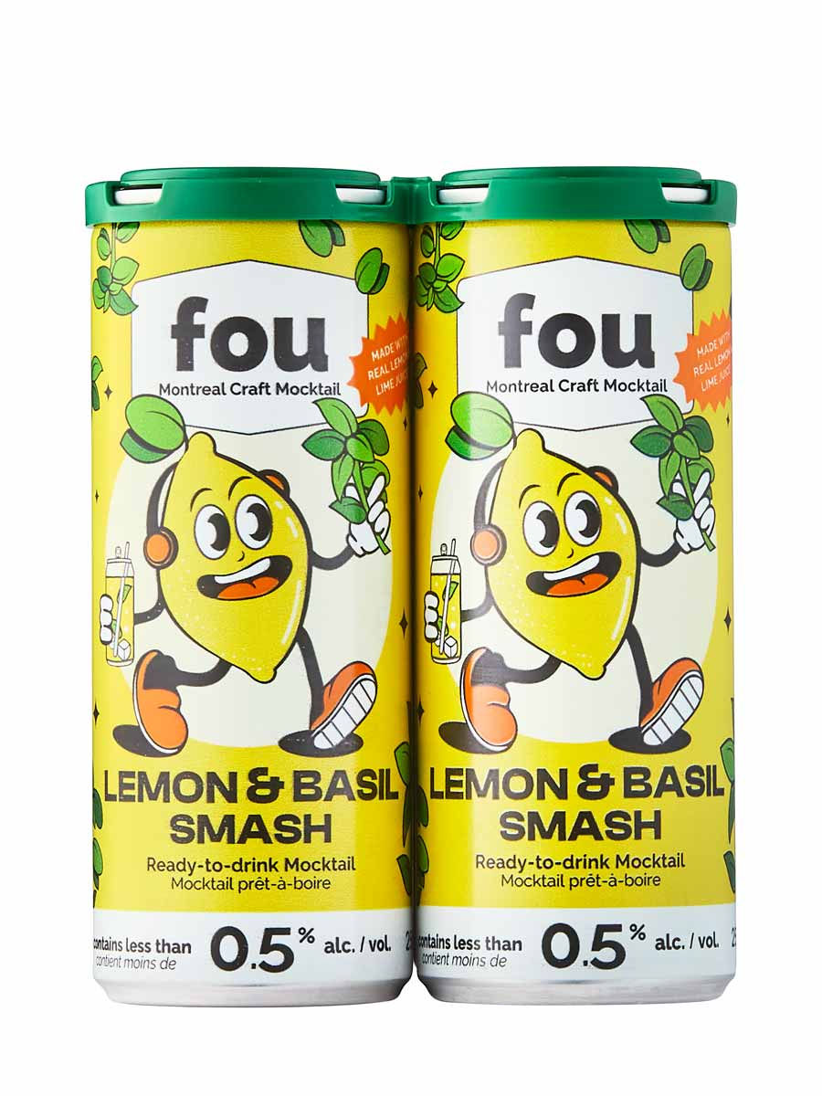 Fou Mocktail Lemon & Basil Smash