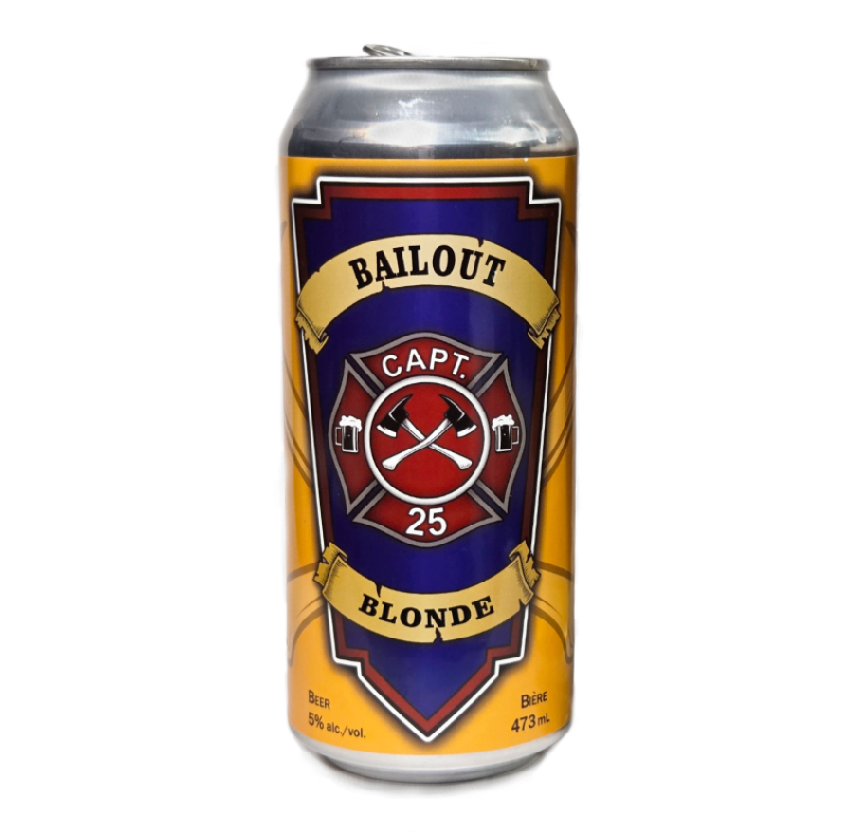 Capt25 Bailout Blonde Craft Beer