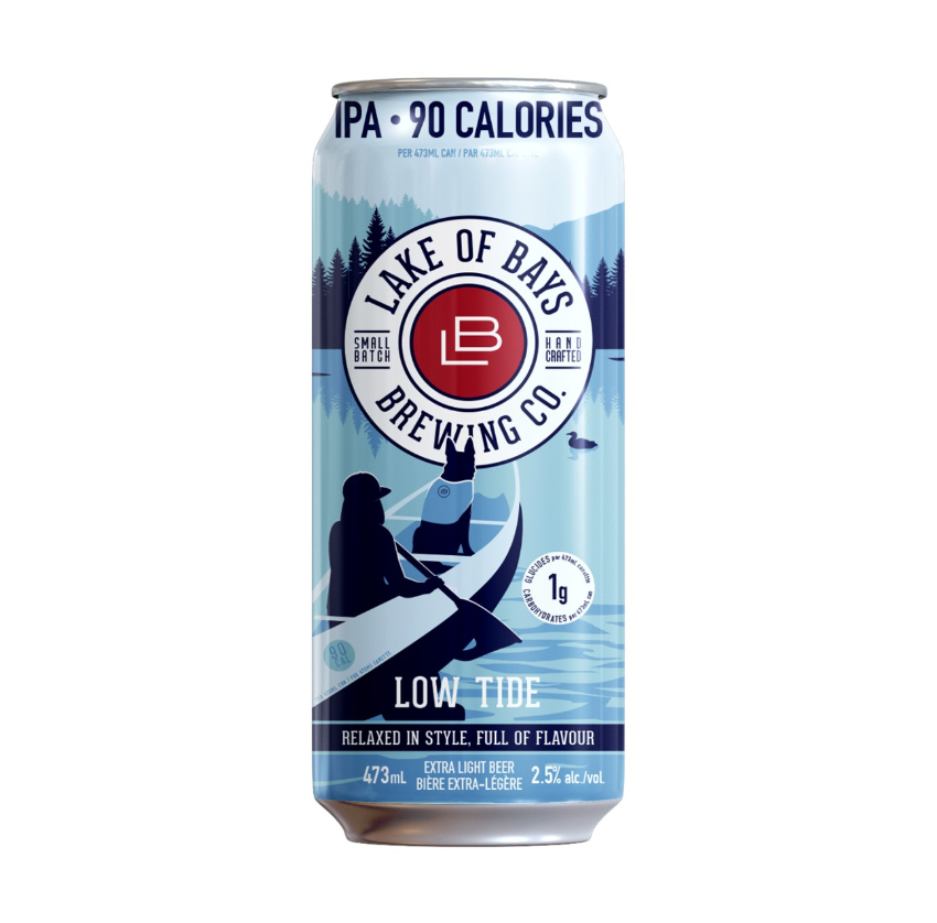 Lake of Bays Low Tide 90 Calorie IPA