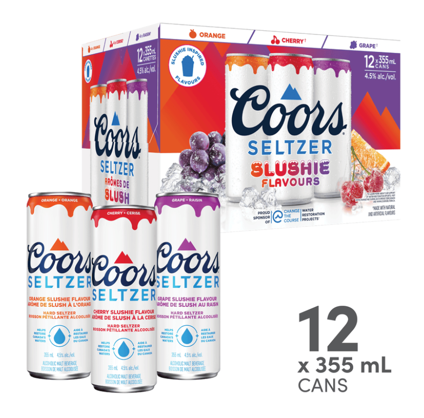 Coors Seltzer Slushie Flavor Pack