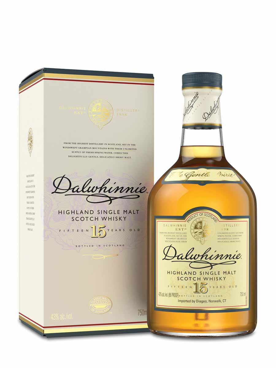 Dalwhinnie 15 Year Old Single Highland Malt Scotch Whisky