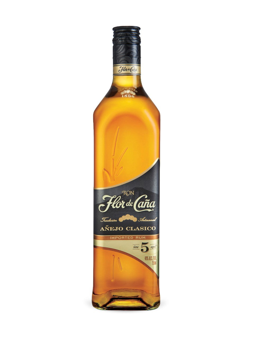 Flor de Caña 5 Year Old Rum Añejo Clásico
